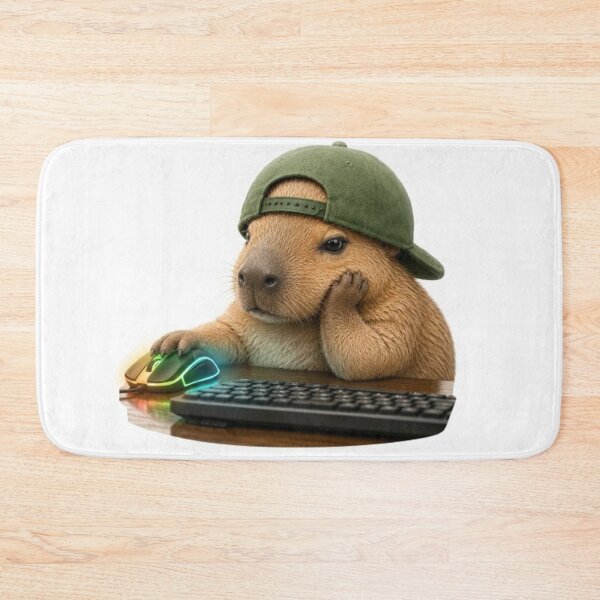 Item preview, bored capybara designed and sold by Snurly.