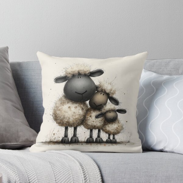 Item preview, Gorgeous Valais Sheep ' The Sheep Family ’ BY SHiRLeY MacARTHuR designed and sold by Shirley MacArthur Art.