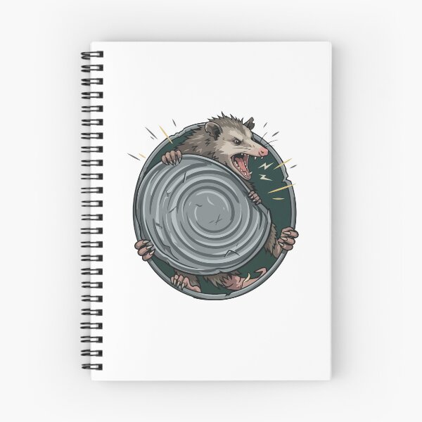 Item preview, Chaotic Opossum Trash Can Lid Shield Knight designed and sold by Arc2020.