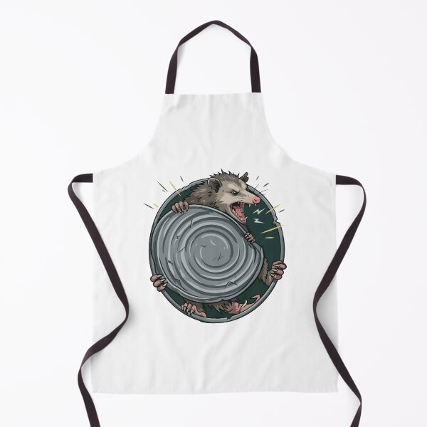 Item preview, Chaotic Opossum Trash Can Lid Shield Knight designed and sold by Arc2020.