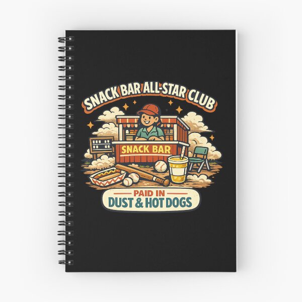 Item preview, Snack Bar All-Star Club – Paid In Dust & Hot Dogs designed and sold by Concrete Coffee Studio.