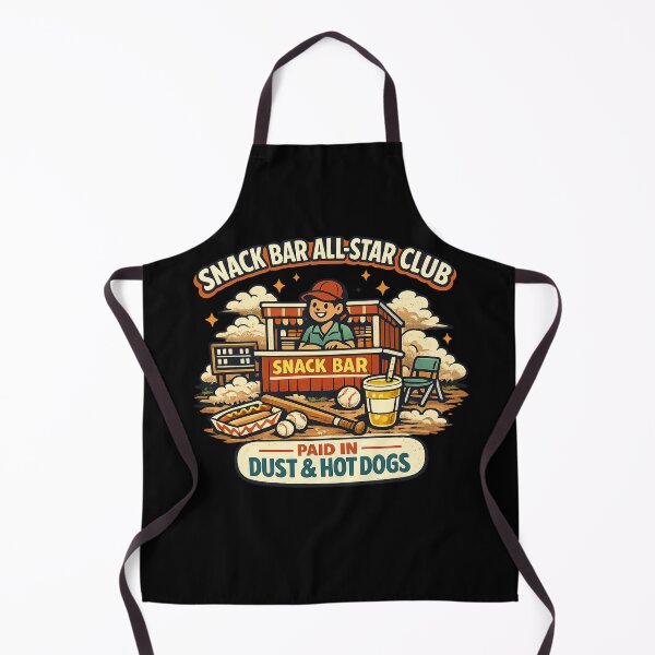 Item preview, Snack Bar All-Star Club – Paid In Dust & Hot Dogs designed and sold by Concrete Coffee Studio.