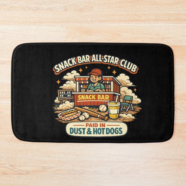 Item preview, Snack Bar All-Star Club – Paid In Dust & Hot Dogs designed and sold by Concrete Coffee Studio.