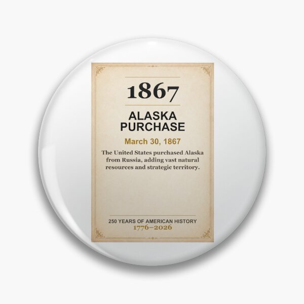 Item preview, America 250 | Alaska Purchase | 1867 designed and sold by ariksworld.