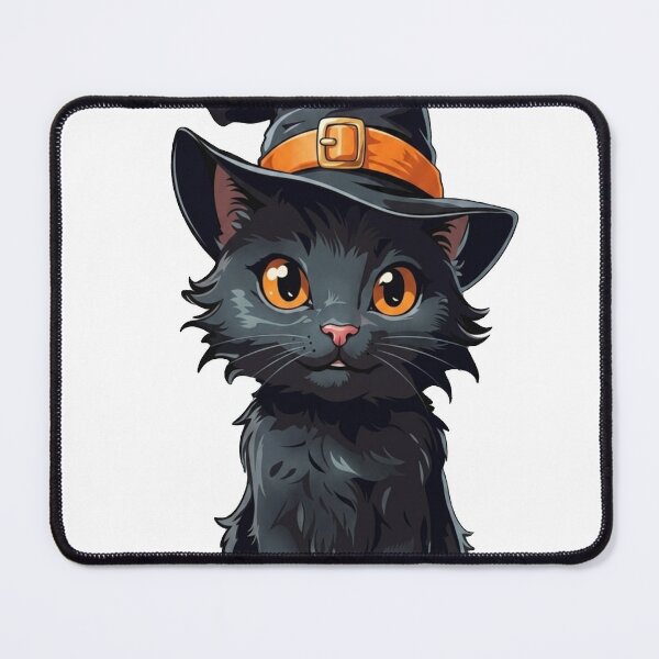 Item preview, Cute Black Cat Witch Hat Halloween Cartoon designed and sold by Antony004.