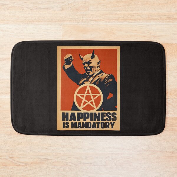Item preview, Happiness Is Mandatory Poster designed and sold by obstinator.
