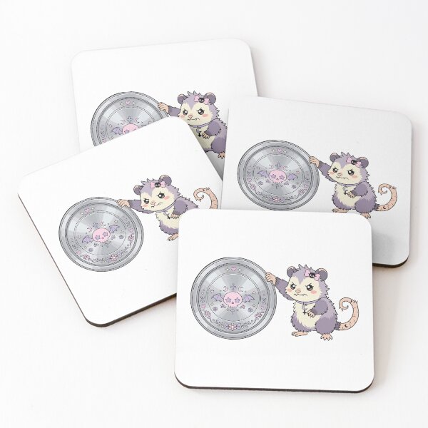 Item preview, Cute Kawaii Opossum Trash Shield Defender designed and sold by Arc2020.