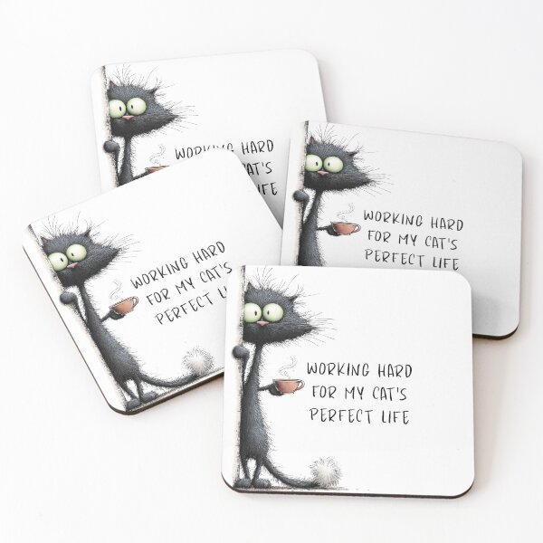 Item preview, Funny cat lover sarcasm Black cat designed and sold by Serce w tej sztuce.