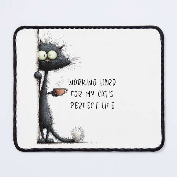 Item preview, Funny cat lover sarcasm Black cat designed and sold by Serce w tej sztuce.