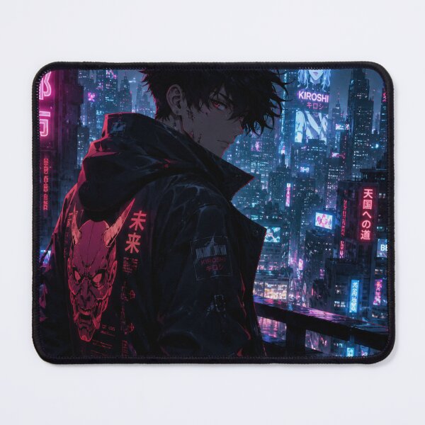 Item preview, Neon Ronin – Cyberpunk Night City Anime Art designed and sold by Sticleg.