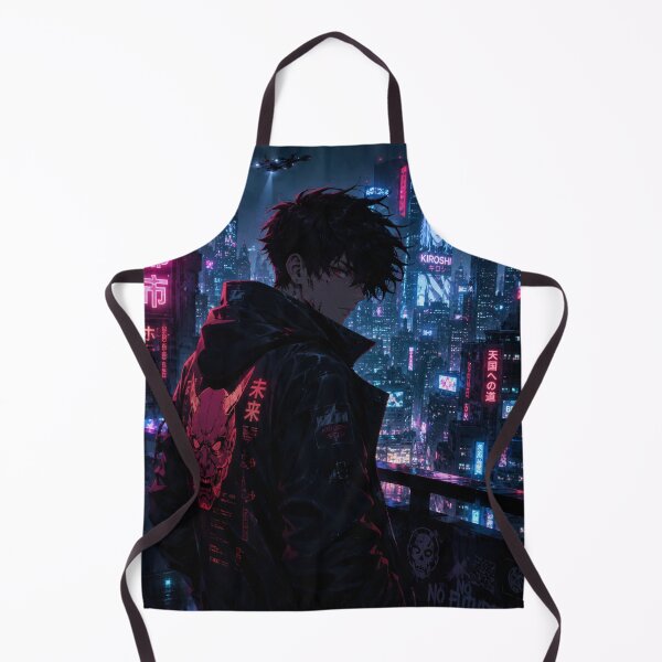 Item preview, Neon Ronin – Cyberpunk Night City Anime Art designed and sold by Sticleg.