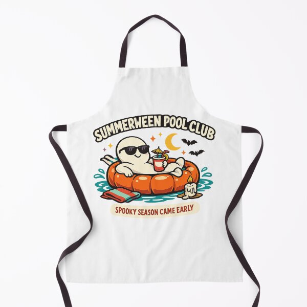 Item preview, Summerween Pool Club Ghost Halloween In July designed and sold by Concrete Coffee Studio.