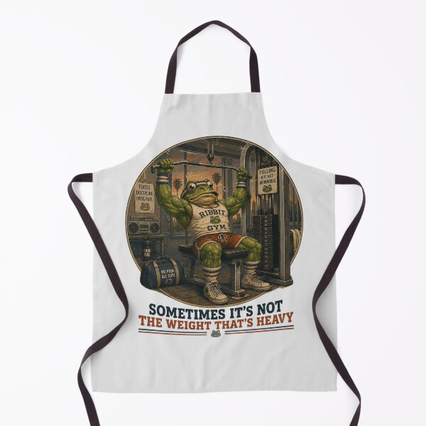 Item preview, Gym Frog Heavy Weight Lat Pulldown Retro Workout designed and sold by MythicCotton.
