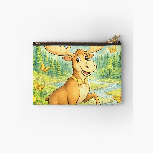 Item preview, Elegant Mountain Moose | Wildflower Valley Storybook Art designed and sold by Clothes With Smiling Animals Walt Gral.