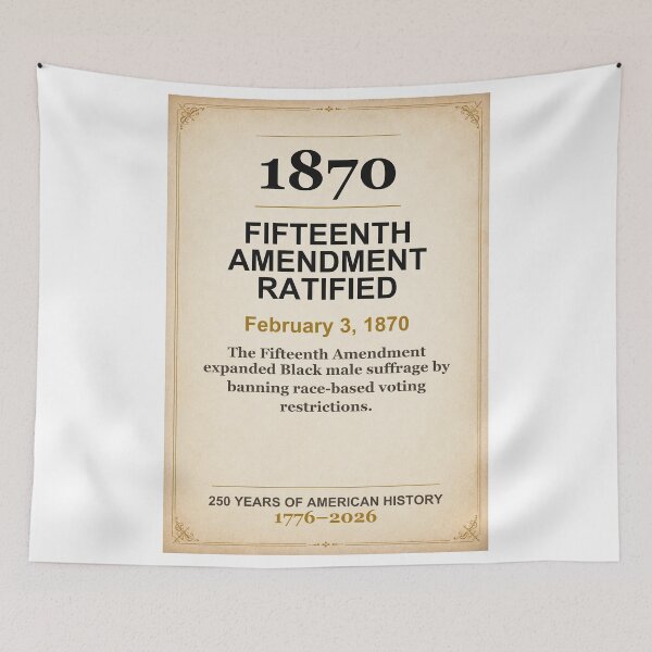 Item preview, America 250 | Fifteenth Amendment Ratified | 1870 designed and sold by ariksworld.