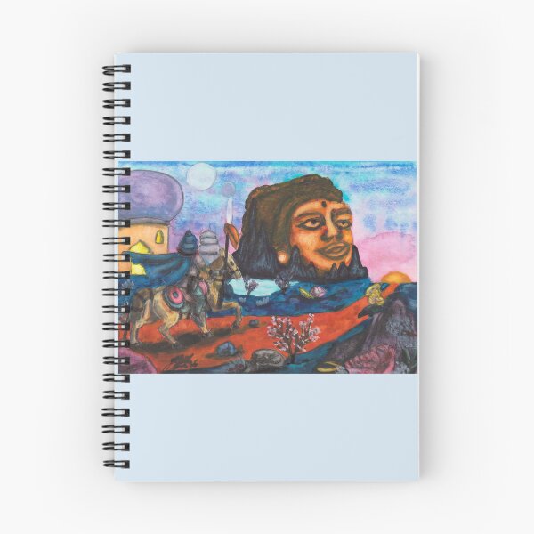 Item preview, Watercolor Painting Warrior Horse Temple Woman Way Light designed and sold by Jonah Augustin Gray.
