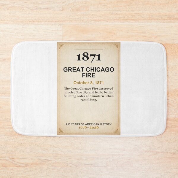 Item preview, America 250 | Great Chicago Fire | 1871 designed and sold by ariksworld.