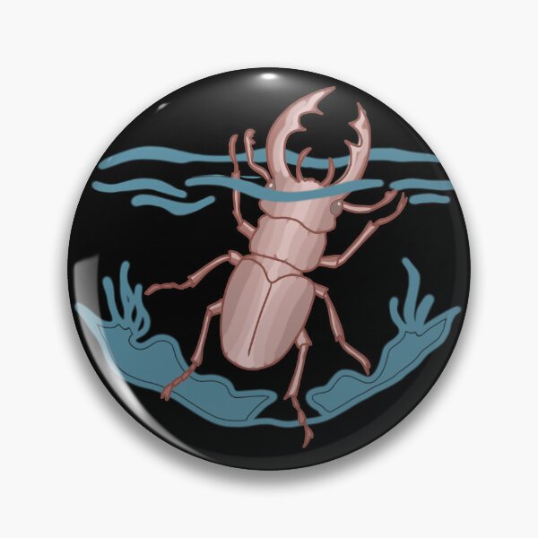 Item preview, Beetle under water minimalist illustration designed and sold by LeshanArt.