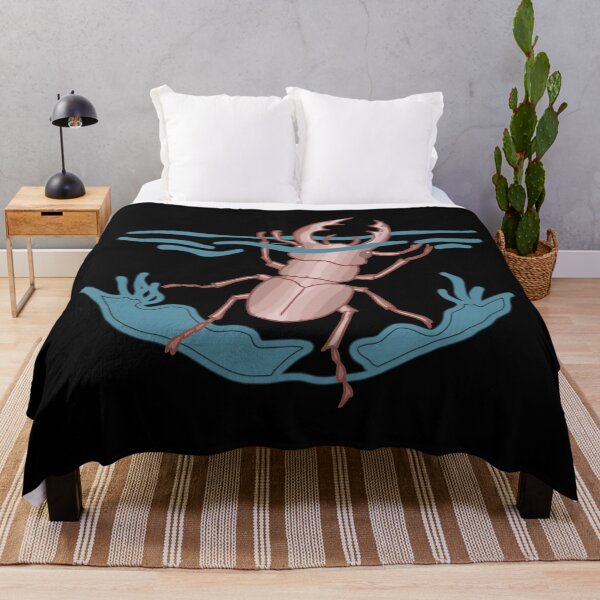 Item preview, Beetle under water minimalist illustration designed and sold by LeshanArt.
