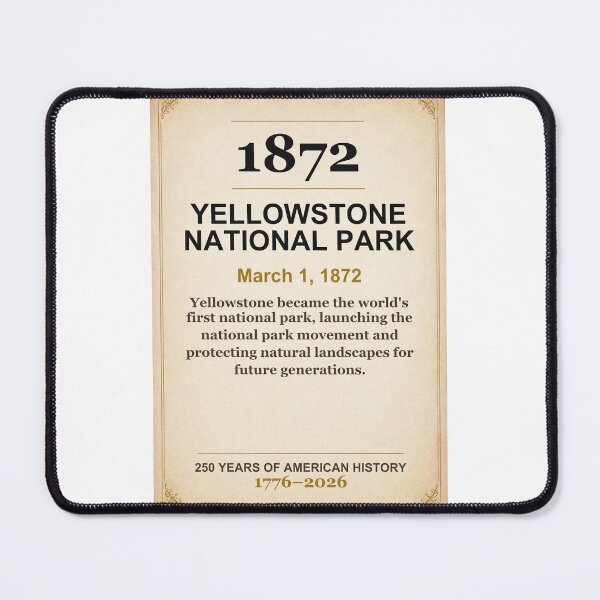 Item preview, America 250 | Yellowstone national Park | 1872 designed and sold by ariksworld.