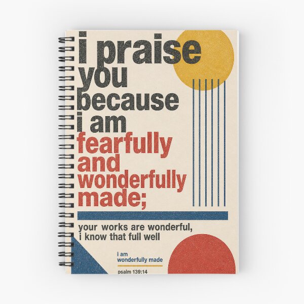 Item preview, I am wonderfully made - Psalm 139:14 designed and sold by LambsPath.