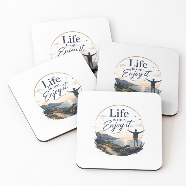 Item preview, Life Is One. Enjoy It. designed and sold by Artist heart studio.