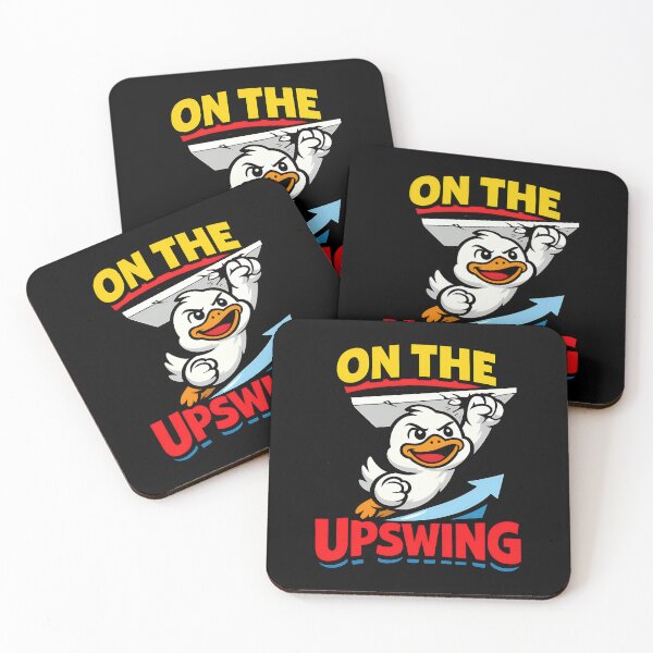Item preview, On The Upswing Funny Positive Motivation Arrow Design designed and sold by TeeTimeTreasure.