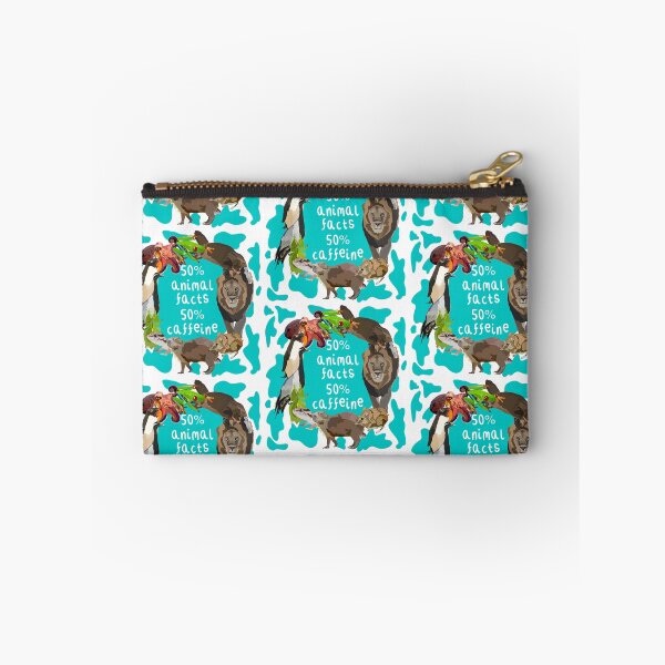 Item preview, 50% Animal Facts 50% Caffeine, Zookeeper, Cute Animal with Coffee – Caffeine Lover’s Funny Wildlife Design designed and sold by PrettylittlepastelUk.