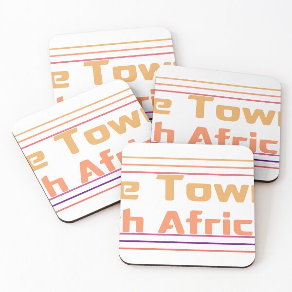 Item preview, Cape Town South Africa City Marked On Country Map designed and sold by TheIconSmith.