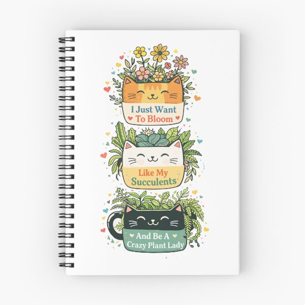 Item preview, Crazy Plant Lady Cats designed and sold by Matinez Pink.