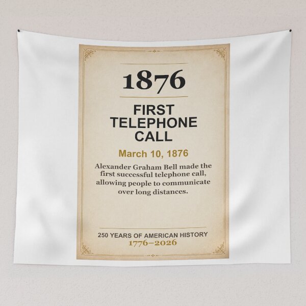 Item preview, America 250 | First Telephone Call | 1876 designed and sold by ariksworld.