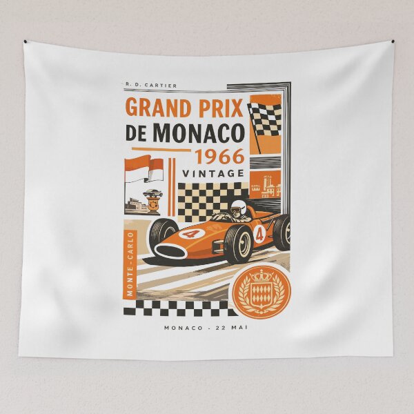Item preview, Grand Prix De Monaco 1966 designed and sold by Matinez Pink.