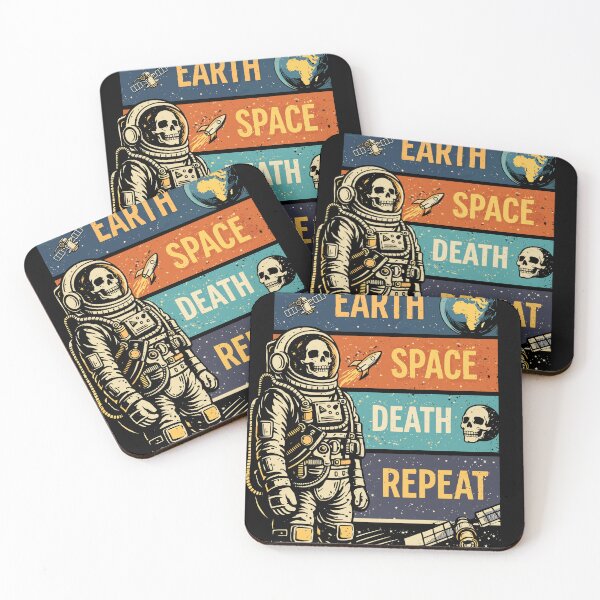 Item preview, Earth Space Death Repeat Astronaut designed and sold by Matinez Pink.