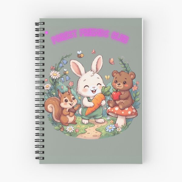 Item preview, Forest Friends Club Cute Woodland Animals designed and sold by Nadir071010.