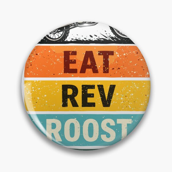 Item preview, Eat Rev Roost Repeat Dirt Bike designed and sold by Matinez Pink.