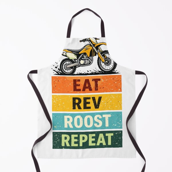 Item preview, Eat Rev Roost Repeat Dirt Bike designed and sold by Matinez Pink.