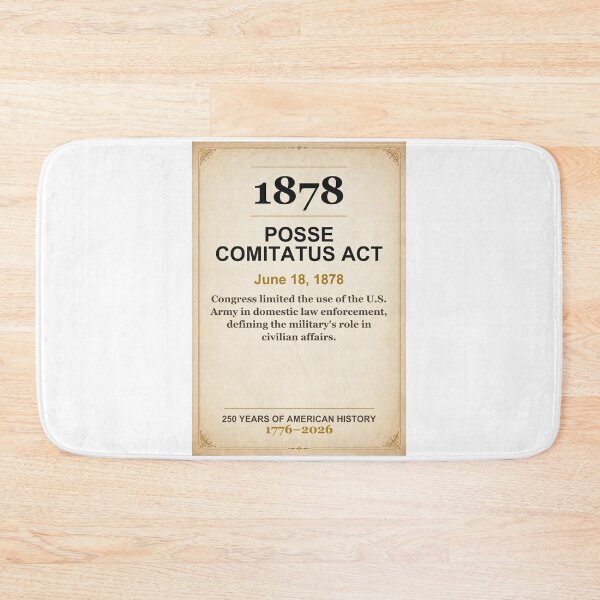 Item preview, America 250 | Posse Comitatus Act | 1878 designed and sold by ariksworld.