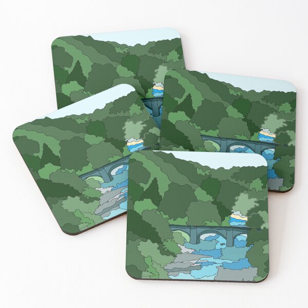 Item preview, River Swale and Town Bridge, Richmond, North Yorkshire designed and sold by Jenny Cathcart.