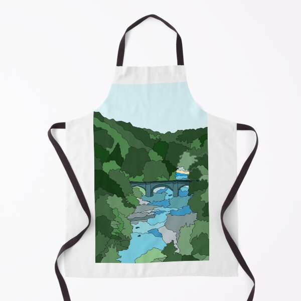 Item preview, River Swale and Town Bridge, Richmond, North Yorkshire designed and sold by Jenny Cathcart.