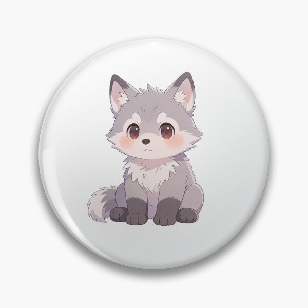 Item preview, Chibi Wolf designed and sold by T's&such.