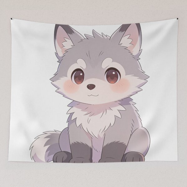 Item preview, Chibi Wolf designed and sold by T's&such.