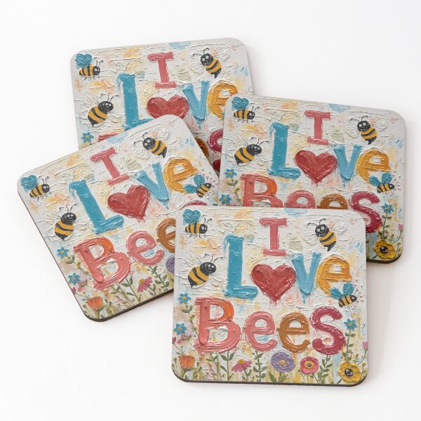 Item preview, I Love Bees  designed and sold by PamLeeDesign.