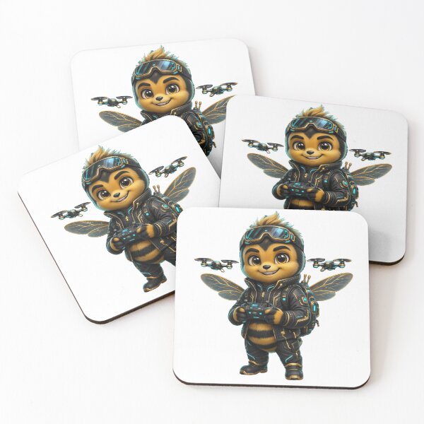 Item preview, NJ-004 | Drone Bee | Drone Pilot & Aerial Imaging Specialist designed and sold by D4NC1G3R®.