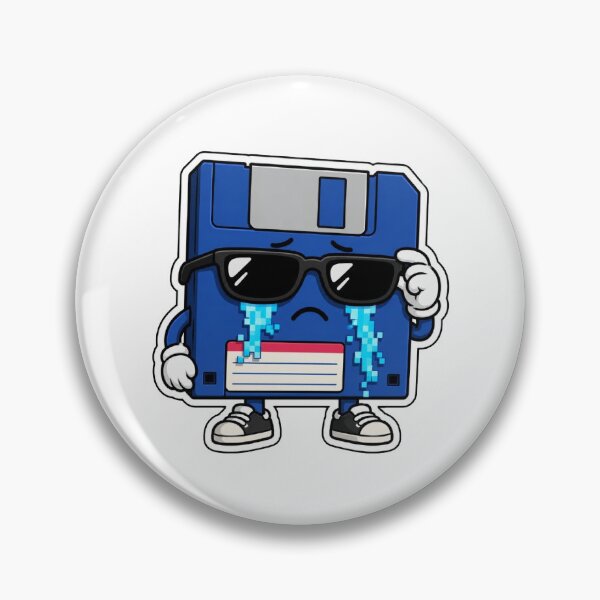Item preview, Never Forget Floppy Disk Sticker | Funny Retro Computer Nerd Gift designed and sold by PixelForge Studio2.