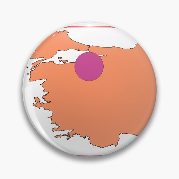 Item preview, Bursa Turkey City Marked On Country Map designed and sold by TheIconSmith.
