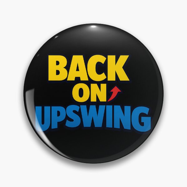 Item preview, Back On Upswing Positive Growth Mindset Arrow Design designed and sold by TeeTimeTreasure.