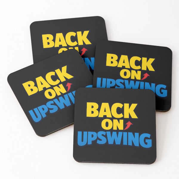 Item preview, Back On Upswing Positive Growth Mindset Arrow Design designed and sold by TeeTimeTreasure.
