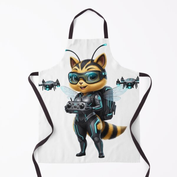 Item preview, NJ-004 | Lady Drone Bee | Drone Pilot & Aerial Imaging Specialist designed and sold by D4NC1G3R®.