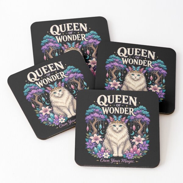 Item preview, Queen of Wonder – Mystical Fantasy Cat Artwork designed and sold by Dogandesighn.