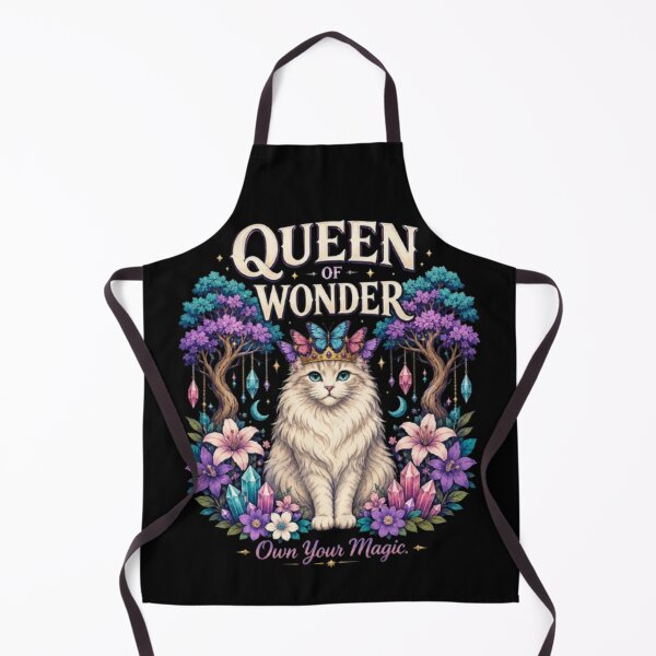 Item preview, Queen of Wonder – Mystical Fantasy Cat Artwork designed and sold by Dogandesighn.